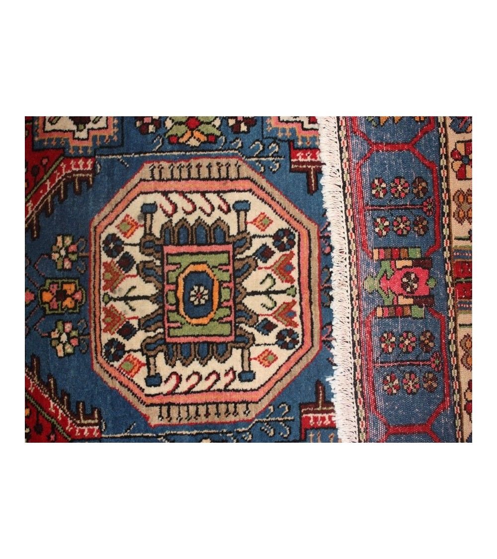 Tapis persan noué à la main Nahavand 146 x 99 cm - nomade, oriental Tapis persan noué à la main Nahavand 146 x 99 cm - nomade, oriental
