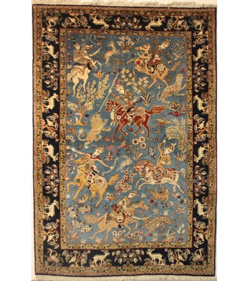Antique tapis, Ghom,Iran